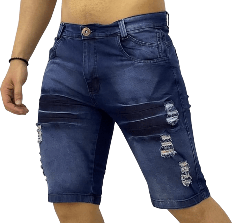 Bermuda Jeans Destroyed