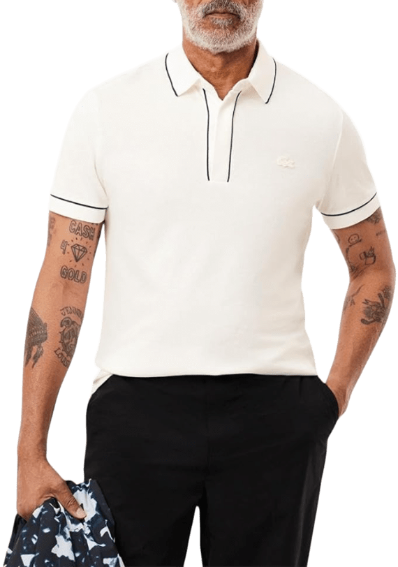 Polo Lacoste Paris Branca